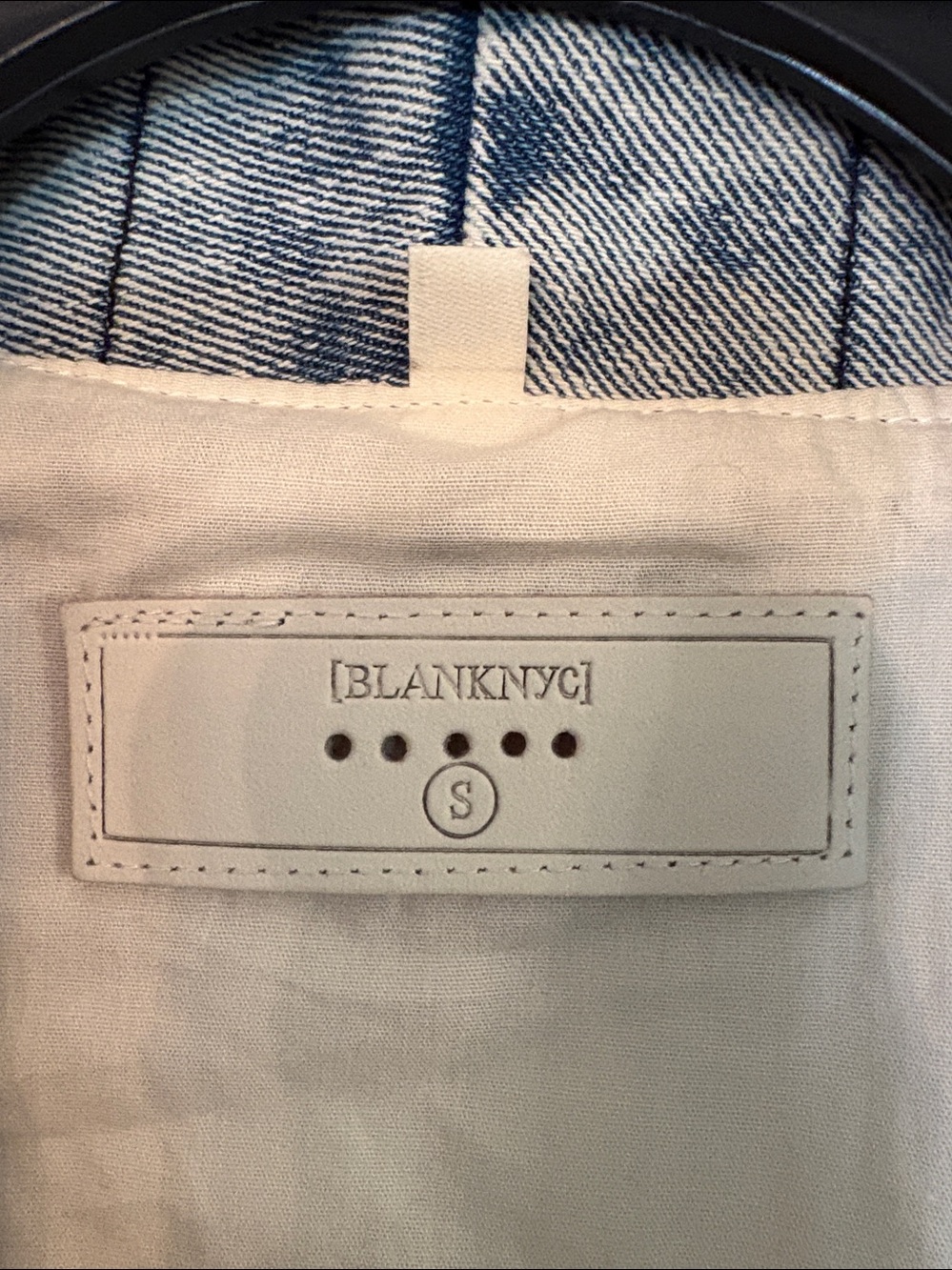 Blank NYC Making Memories Quilted Patchwork Jacket - Picture 5 of 7